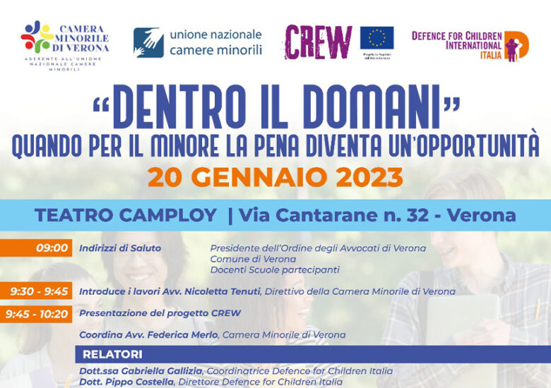 Dentro il domani. Quando per il minore la pena diventa un’opportunità 20 Gennaio 2023